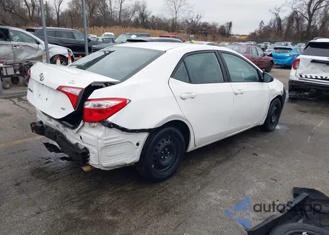 2015 Toyota Corolla Le from USA, damaged, VIN 2T1BURHE2FC452631